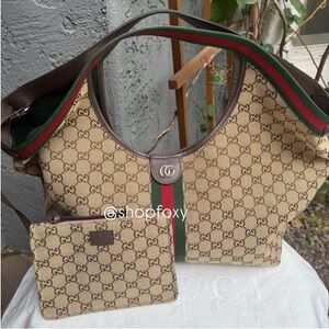 Gucci Giglio Large Monogram Hobo Tote